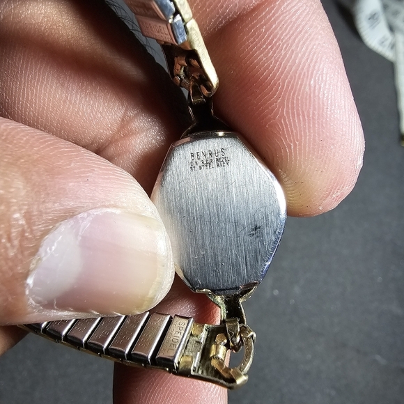Vintage Benrus 10k RGP Mechanical Wind Cocktail Watch Not Working Parts/Repair s - Picture 4 of 5